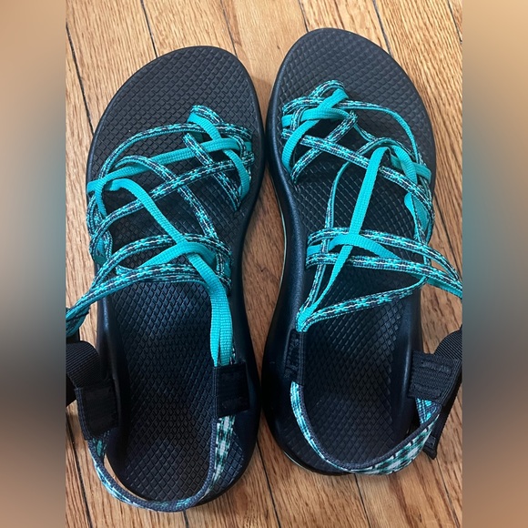 Chaco ZX / 3 sandals Teal - Picture 1 of 12